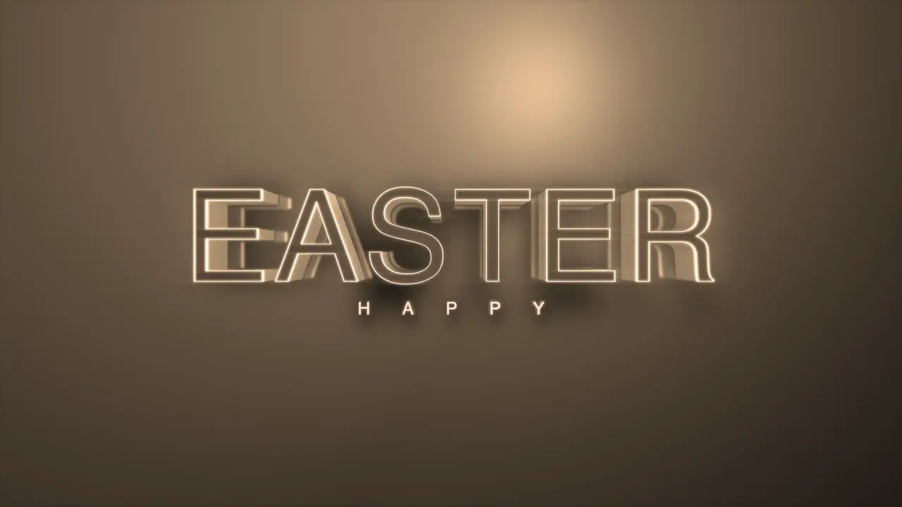 Celebrate Easter with a glowing neon sign