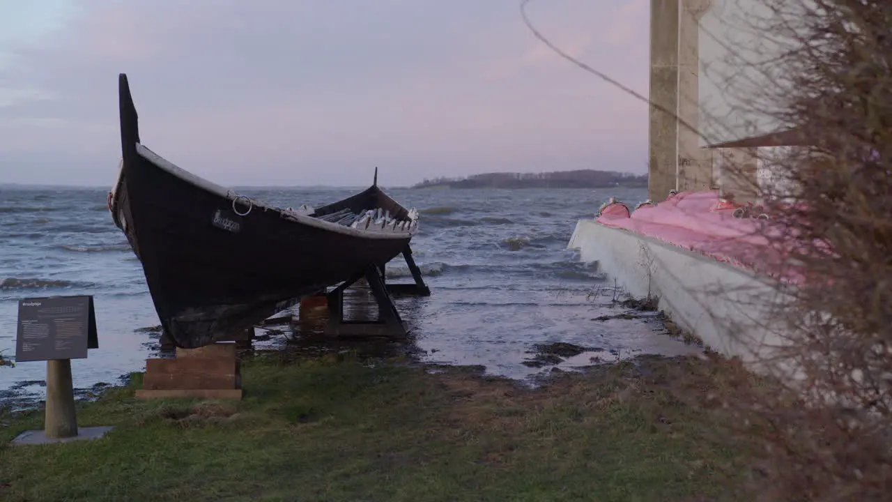 Flooding caused by strong winds of the storm named Pia