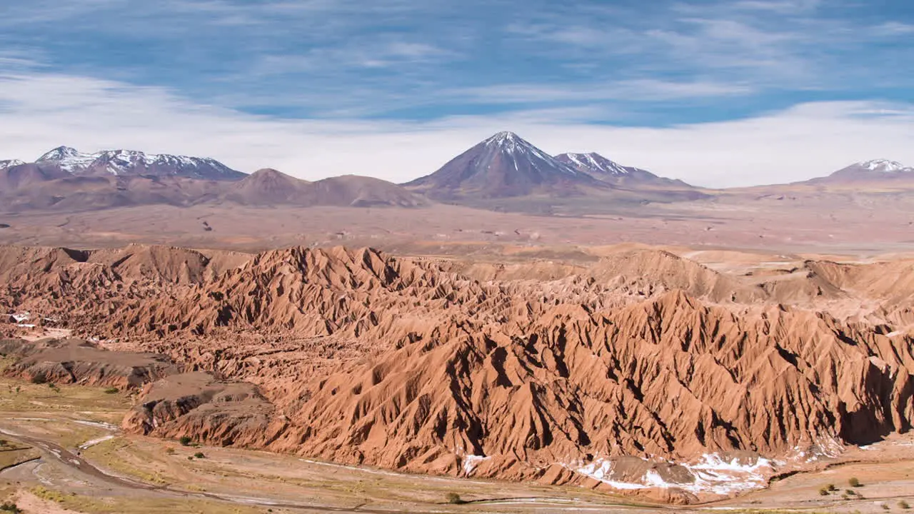 Time lapse of Catarpe Valley Atacama San Pedor de Atacama Chile