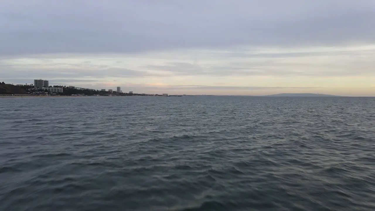 Malibu Santa Monica Beach Aerial Flyover