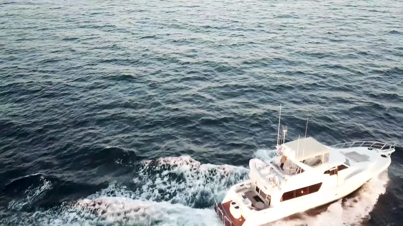 Aerial Drone Yacht in Los Angeles