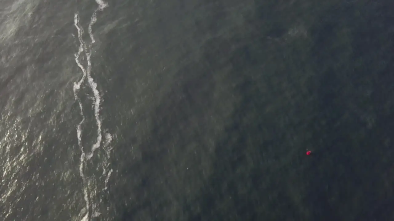 Overhead Aerial View of Ocean