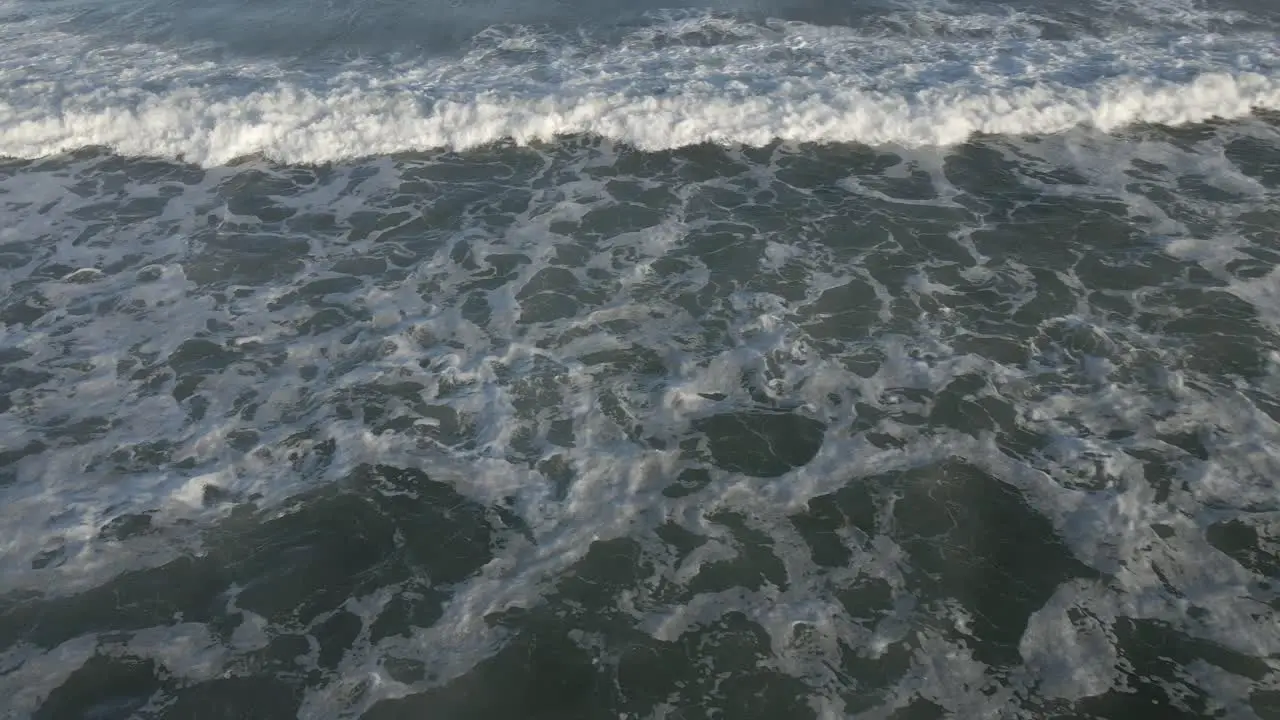 Aerial View Of Waves Crashing In The Ocean At Ship Bottom Long Beach Island New Jersey