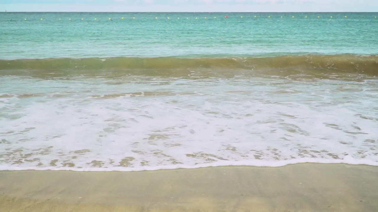 Summer Holiday Concept With Waves Breaking On Shore Of Holiday Beach 5