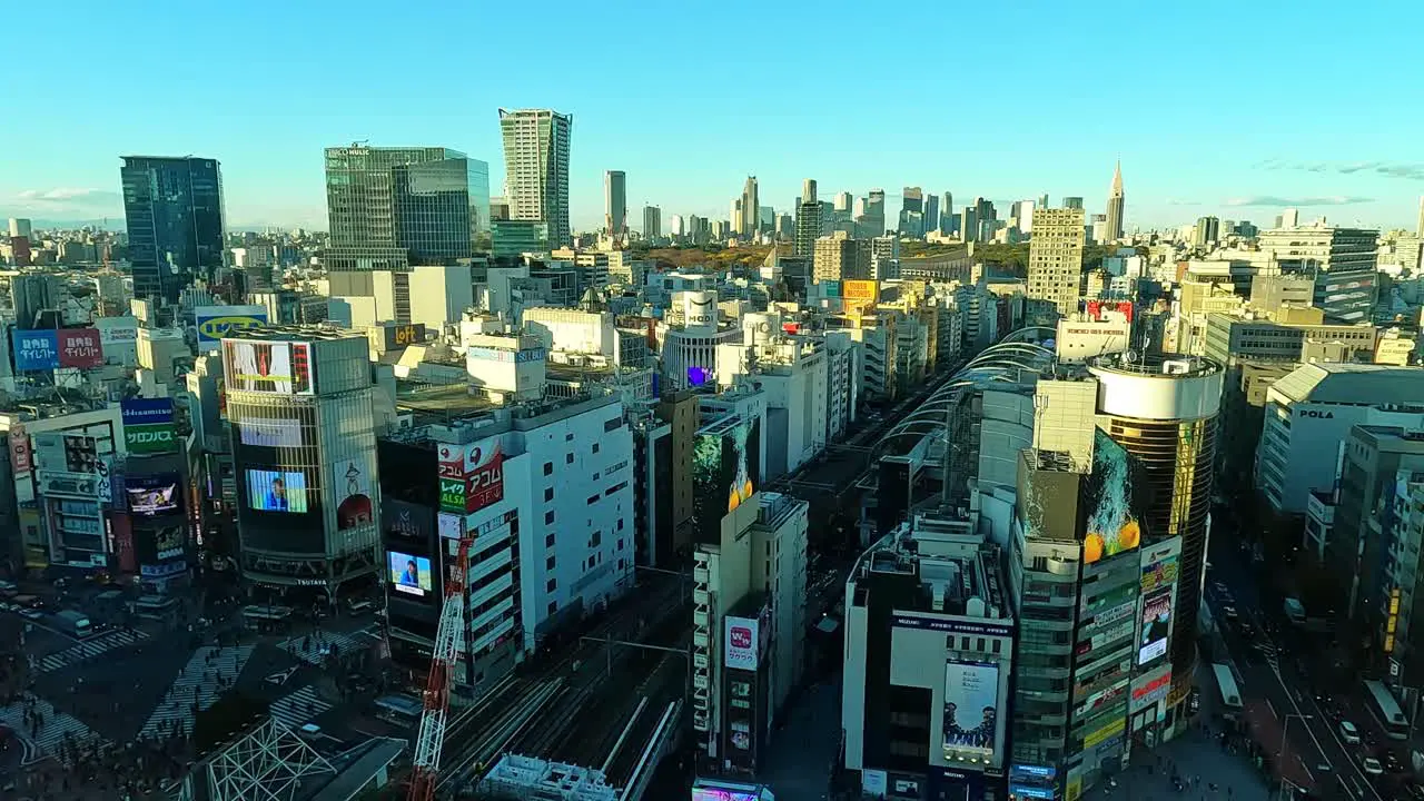 City tokyo skylin in the evening