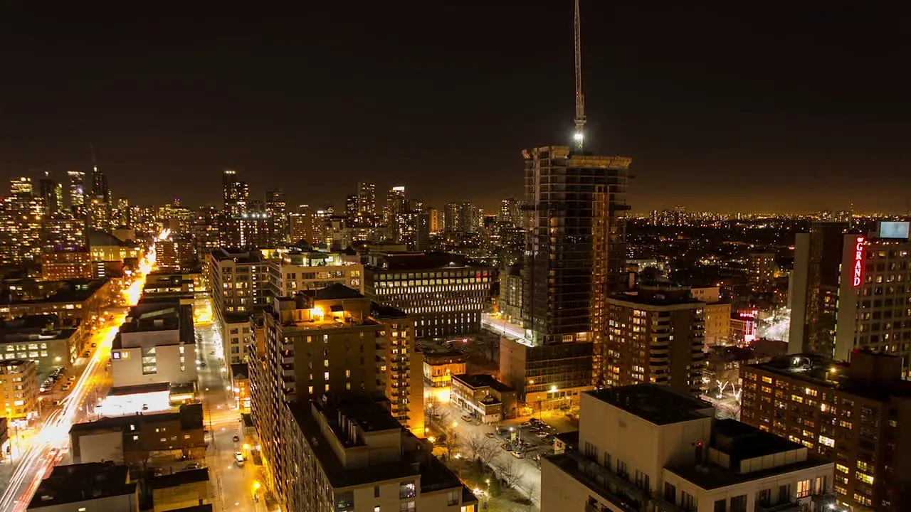 Toronto Timelapse Transition from Day to Night