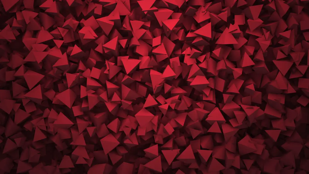 Motion dark red triangles shapes