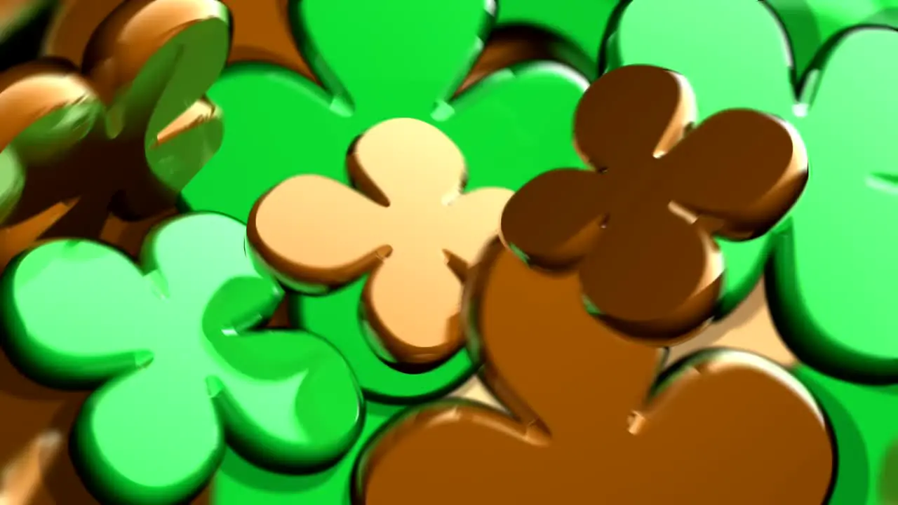 Spinning Clovers Background