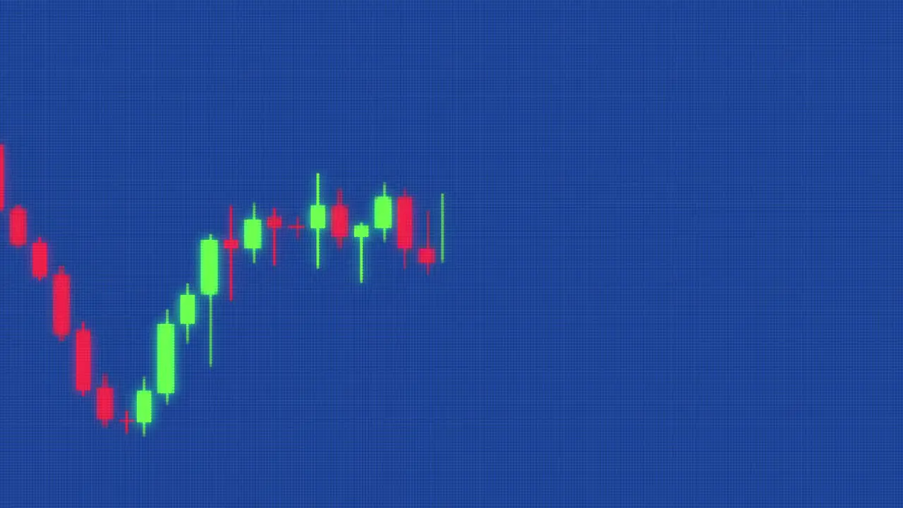 Trading Candlesticks Animated Loop