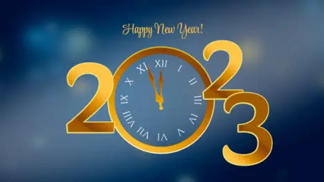 Happy New Year 2023 Celebration Animation 3