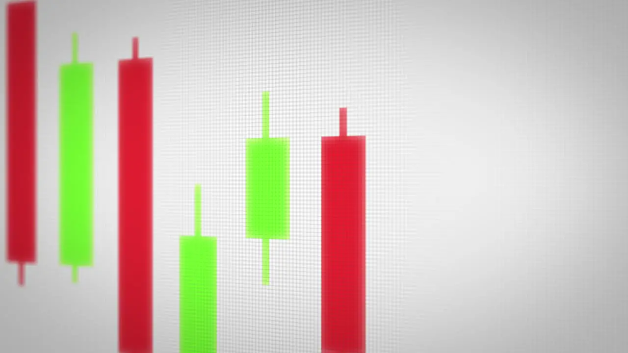 Focus Pull on Candlesticks Against White Screen