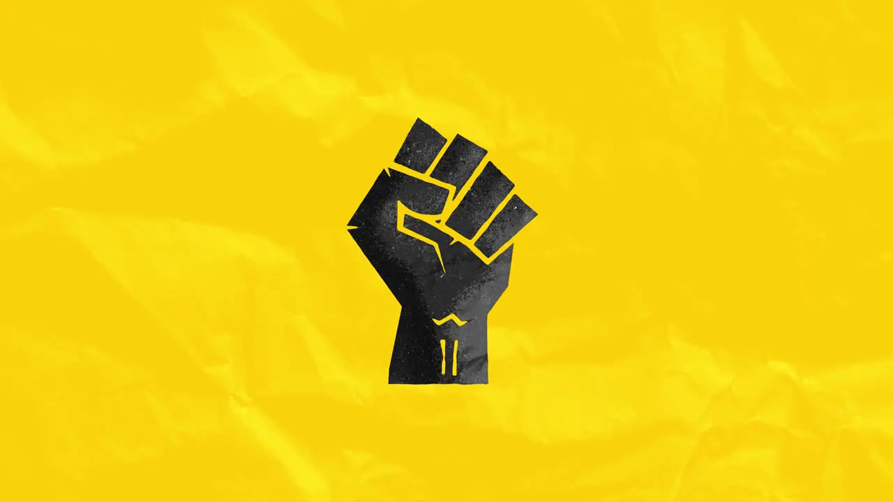 Black Lives Matter Animated Power Fist Logo