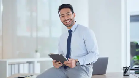 Successful young business man laughing