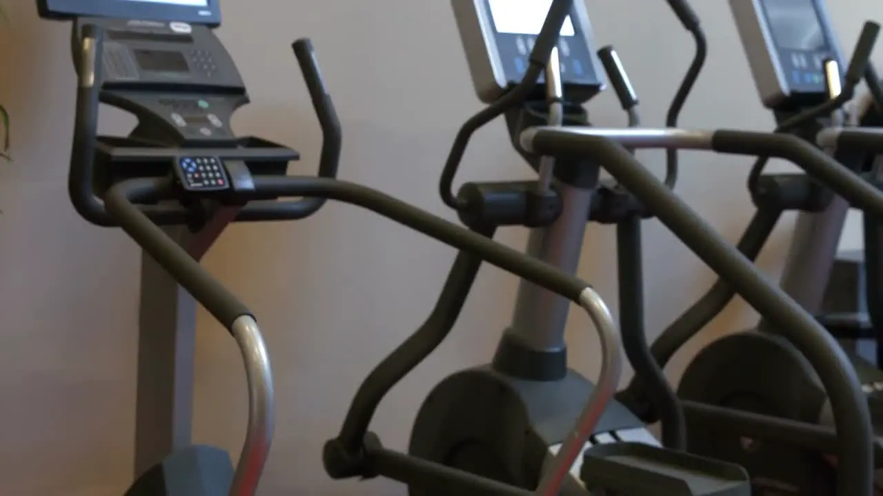 Exercise equipment in the studio