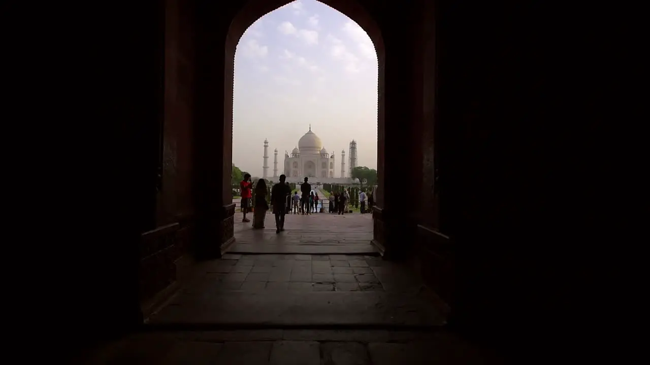 Taj Mahal Through an Archway