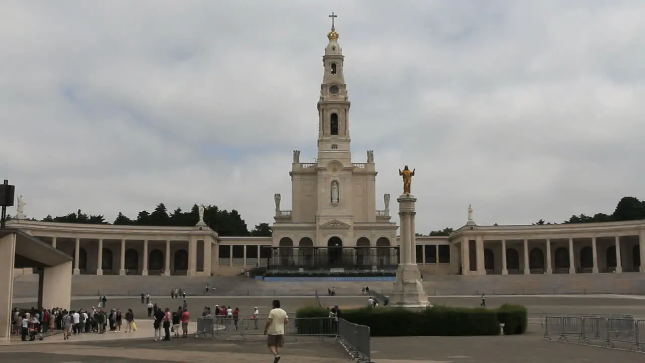 Fatima church in Portugal