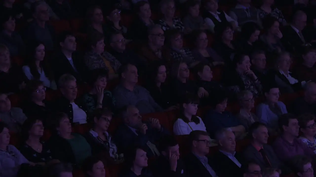 Audience sitting in a concert hall and listening to Opera Vienna world capital of classical music and opera