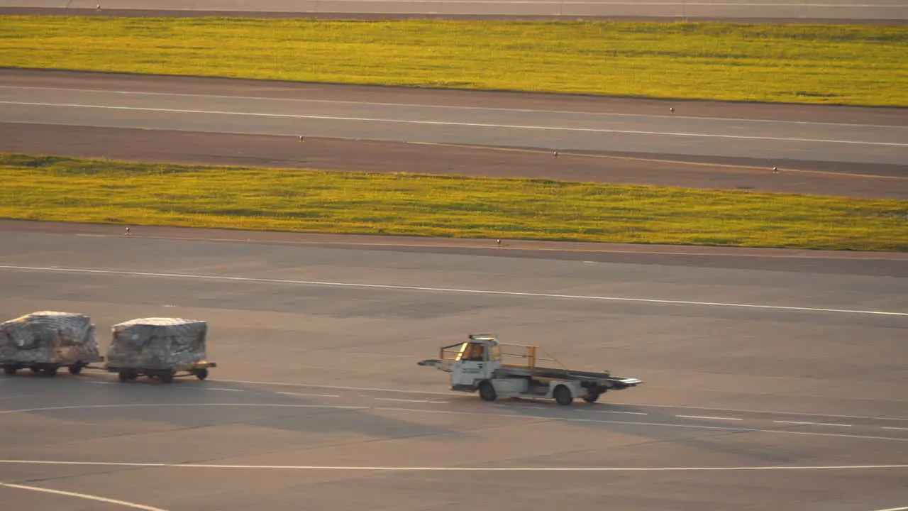 Traffic of special vehicles at the airport