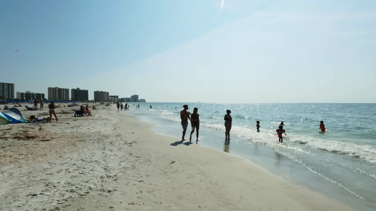 Quality Time at Clearwater Beach Florida Families and Couples Bonding