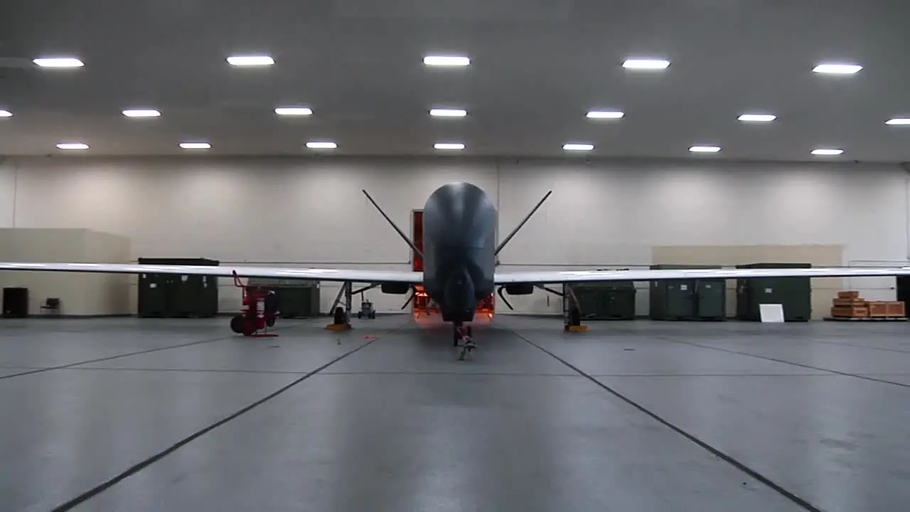 Rq4 Global Hawk Drone Inside Misawa Air Base Hanger 2019