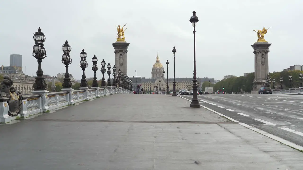 Pont Alexandre III Bridge is a deck arch bridge that spans the Seine in Paris