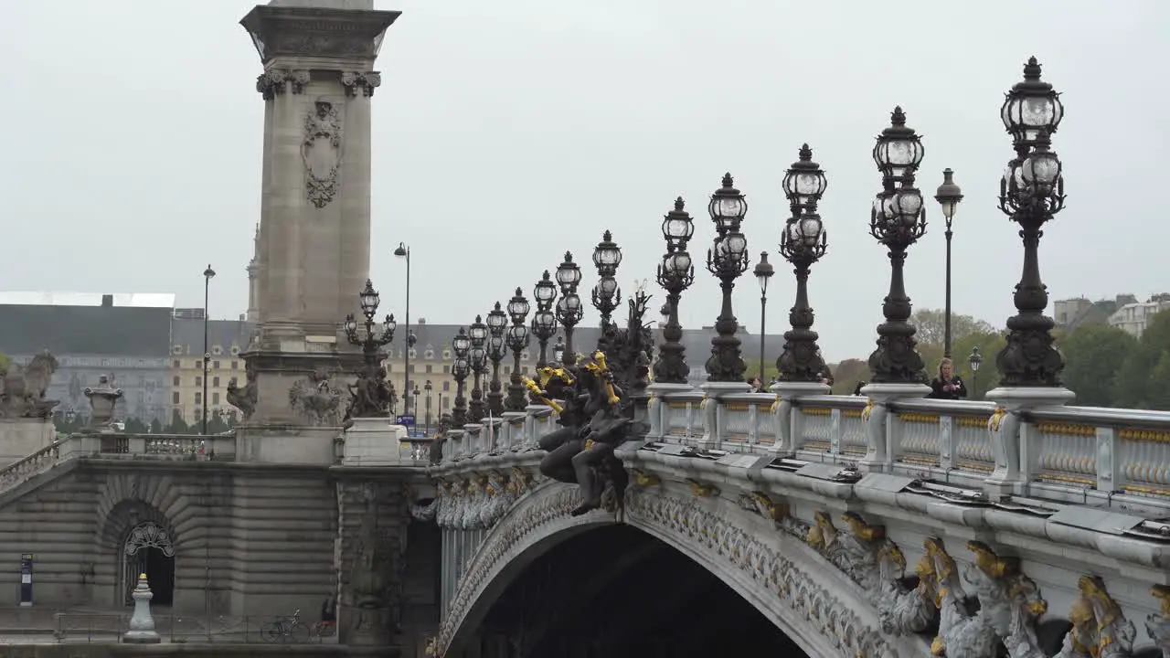 Pont Alexandre III Bridge is widely regarded as the most ornate extravagant bridge in the city