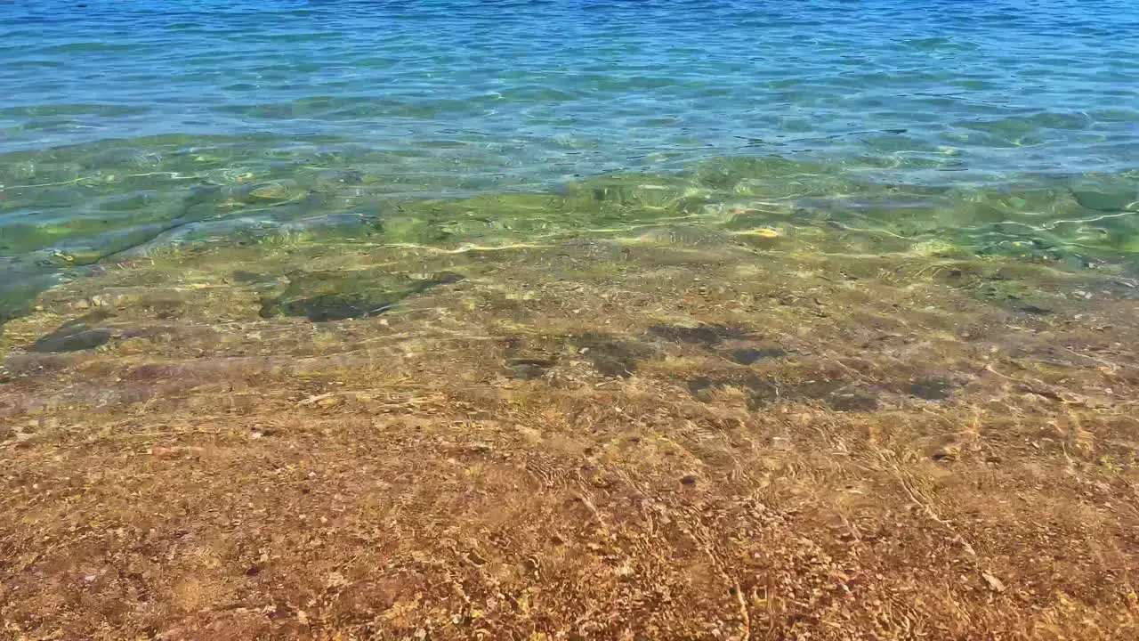 Crystal clear water in the Red Sea Sharm el Sheikh Egypt