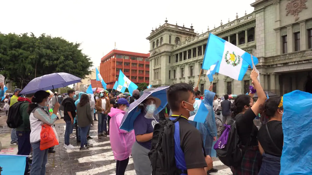 Protests in latin america against corruption