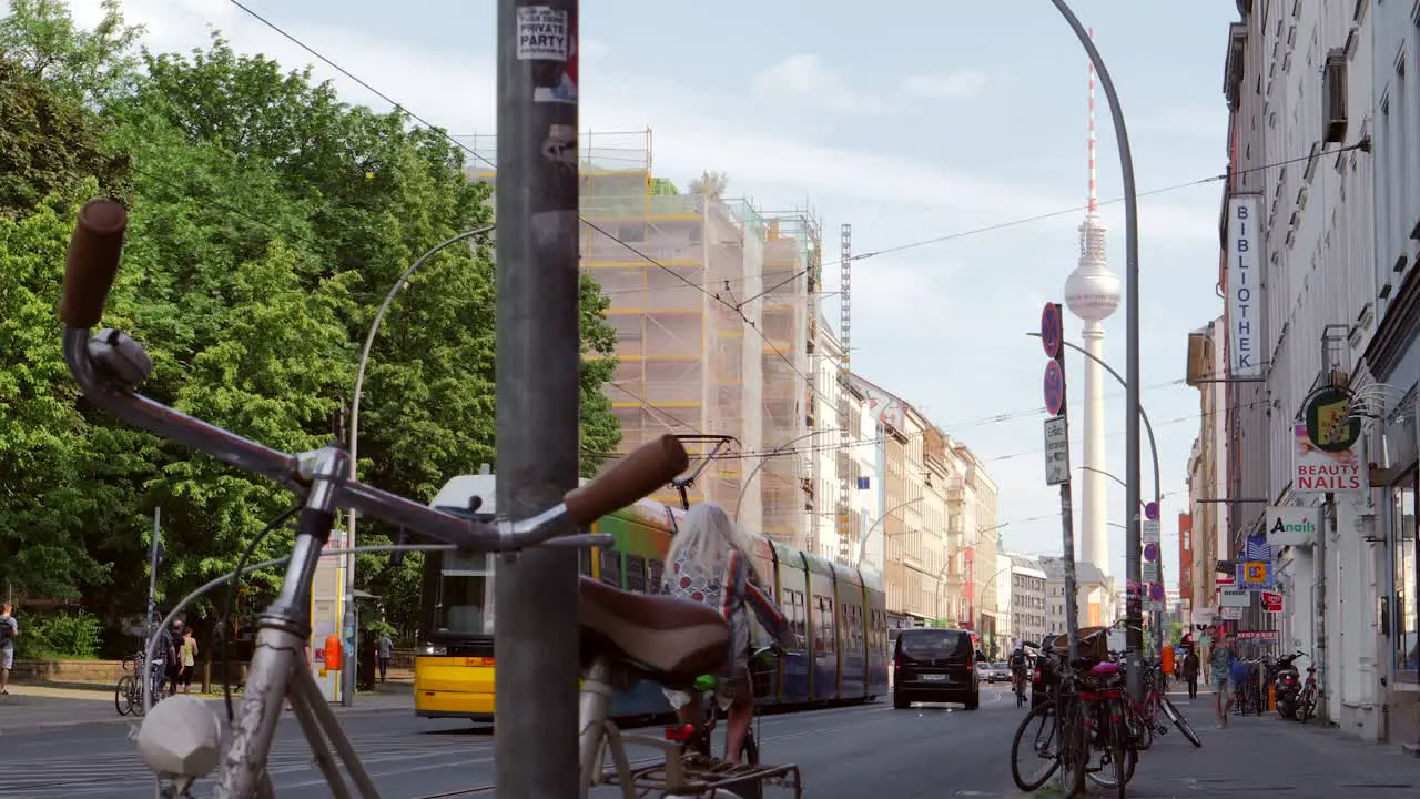 Busy Street in Berlin Germany