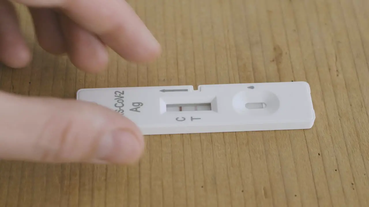 Swab test for covid is slightly positive