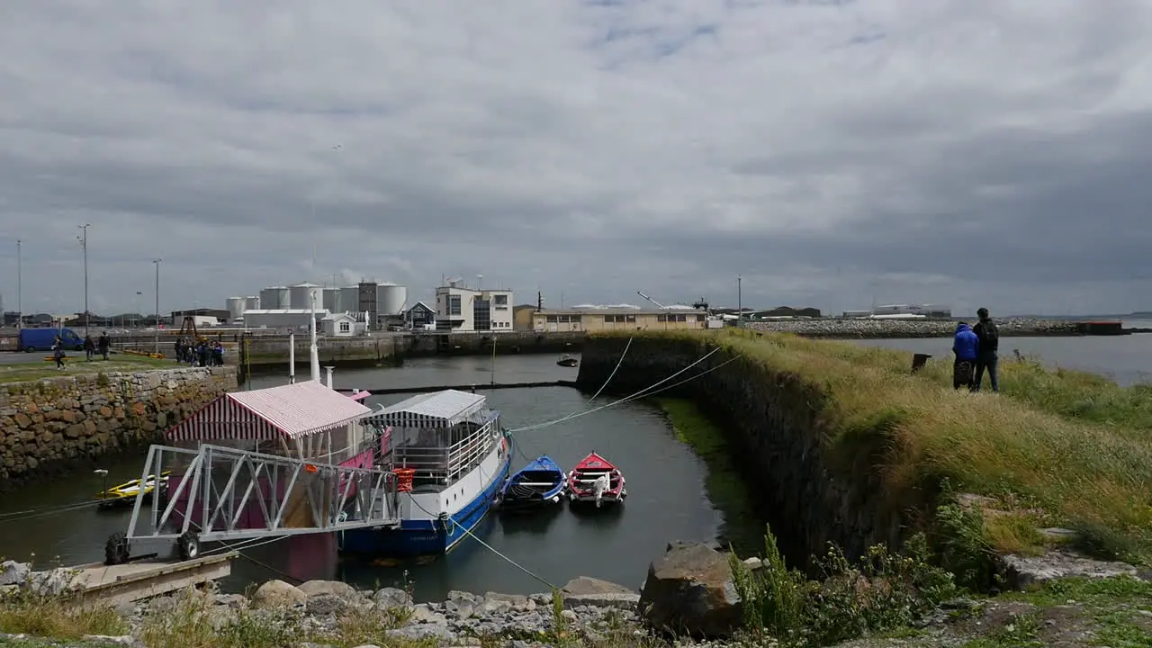 Ireland Galway City Mooring By Bay