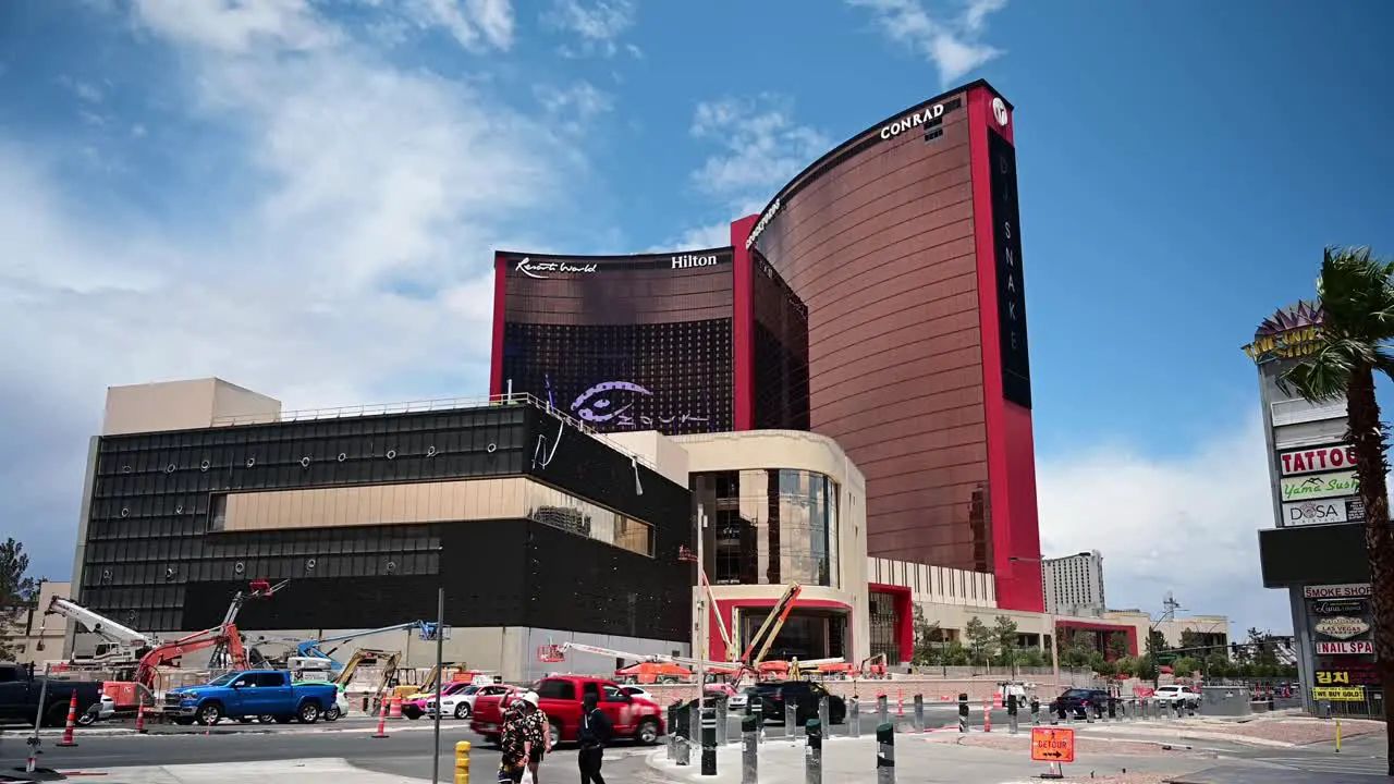 New Property Resorts World on the north end of the Las Vegas Strip