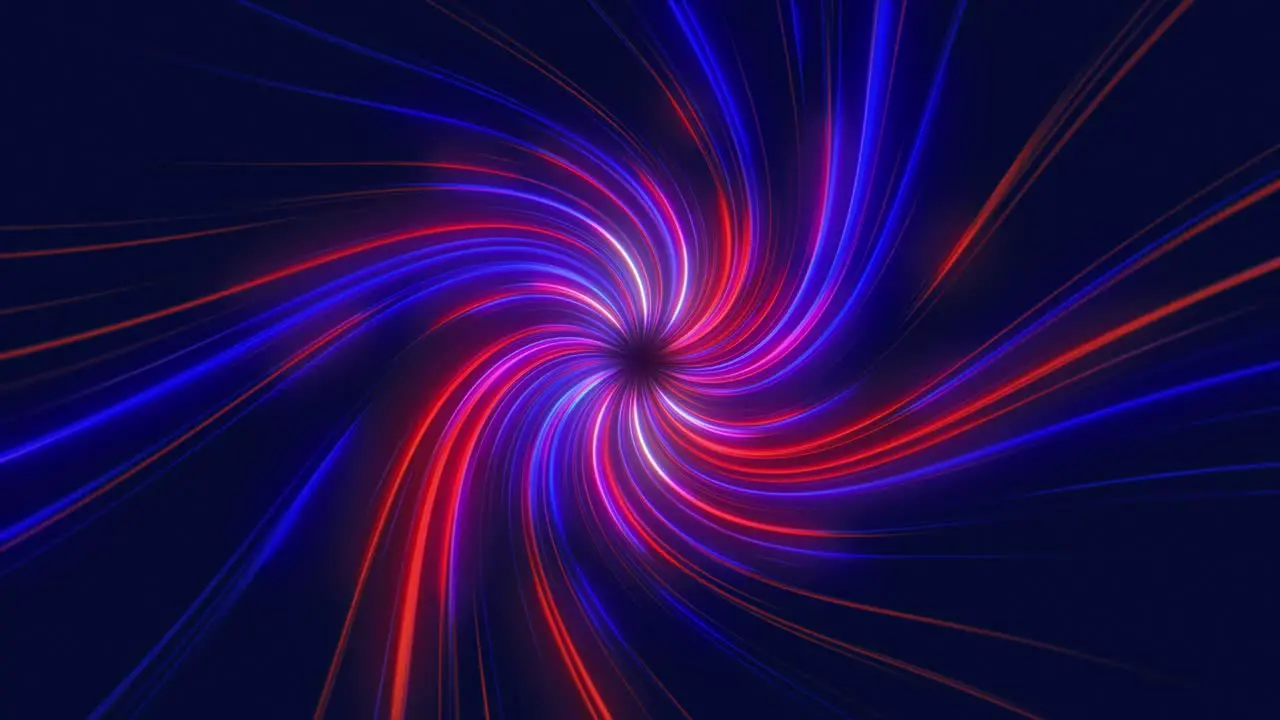 Vibrant 4k Abstract Twirling