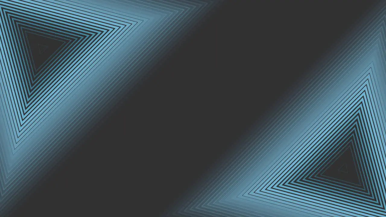 Sleek and modern black and blue striped background with converging triangular pattern