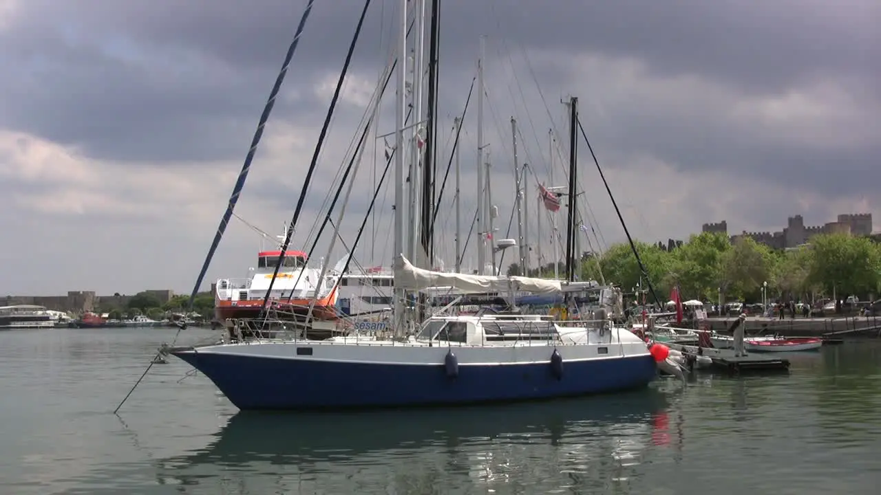 Rhodes sailboat