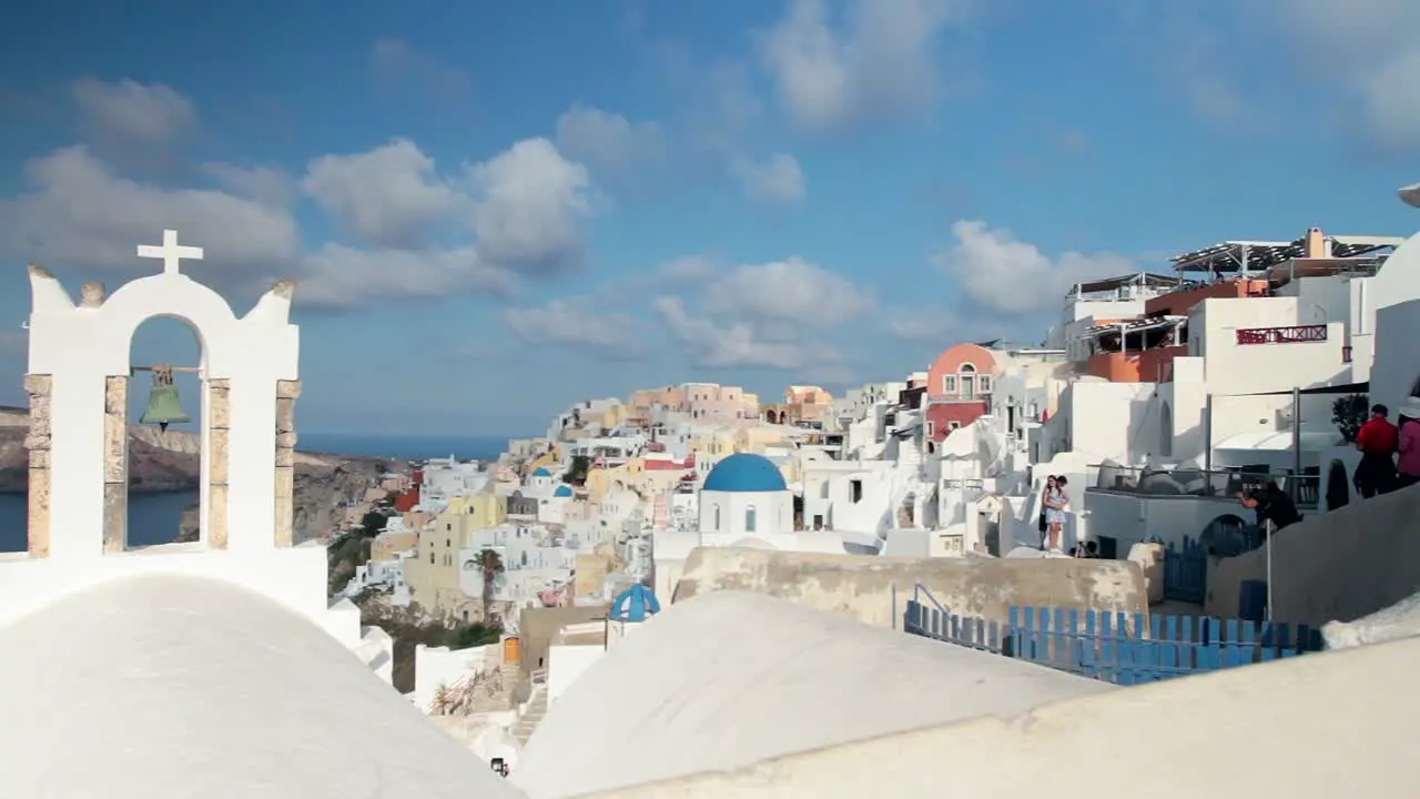 Overlooking Santorini