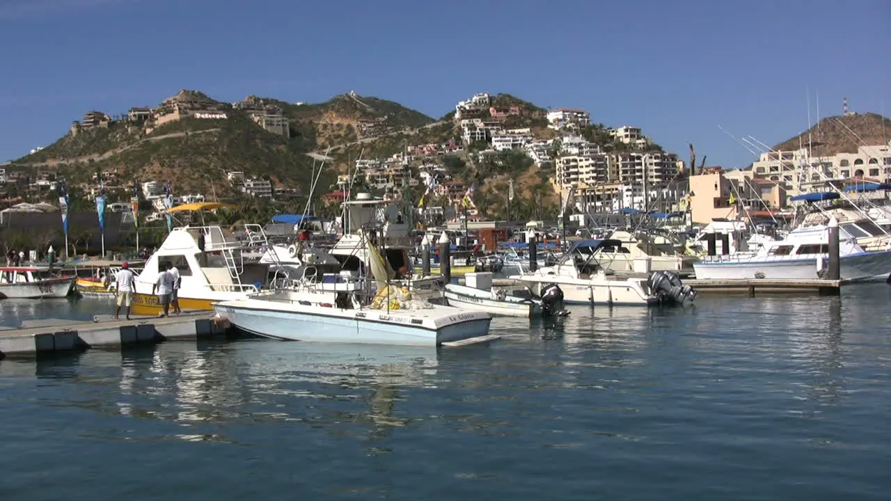 Baja Cabo San Lucas boats in harbor