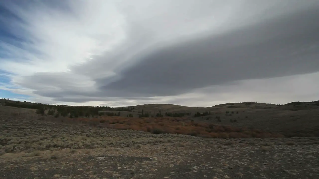 Dark cloud in Wyoming