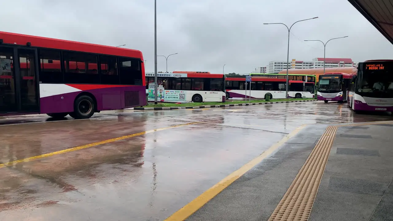 Bus terminal and exchanges in Singapore Tampines