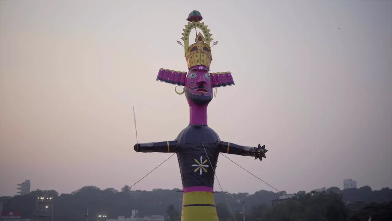 Dussehra Festival Burning Ravana Effigies in mumbai Religion in India