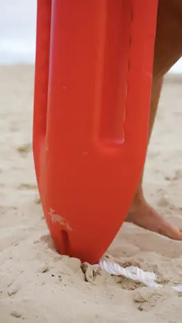 Lifeguard at the beach