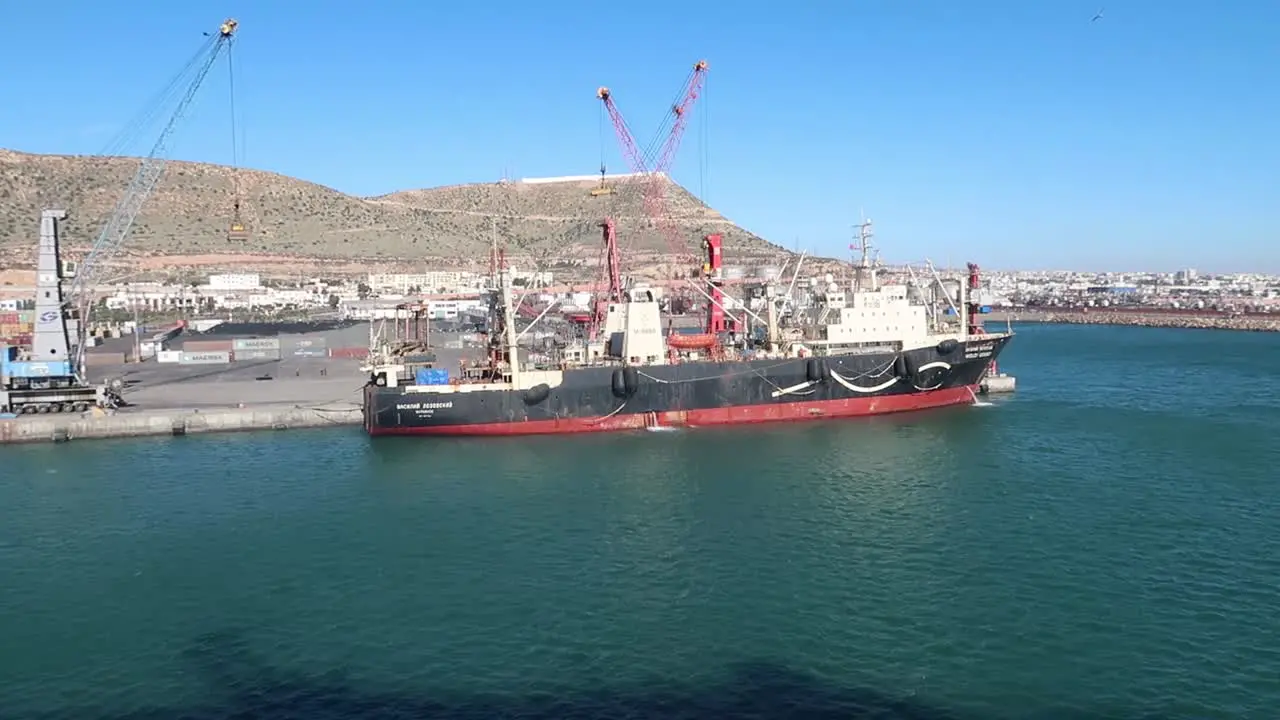 Port of Agadir Morocco North Africa