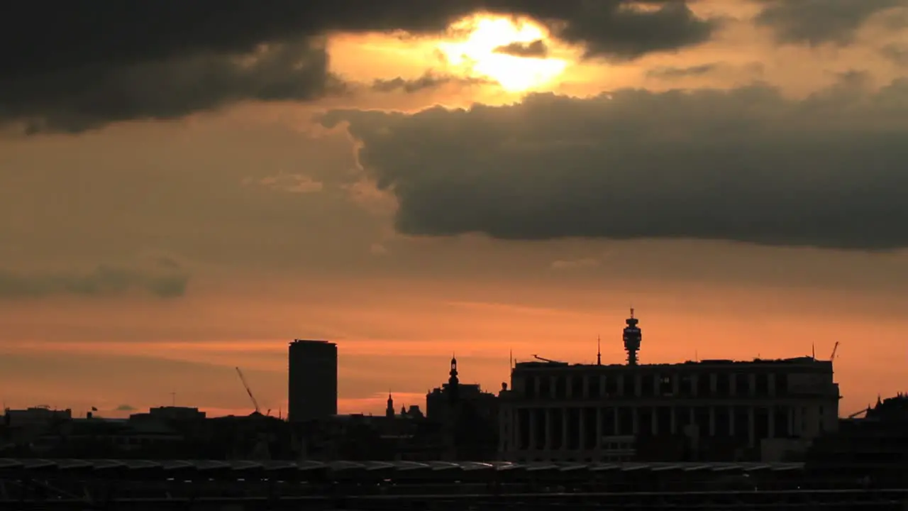 London Skyline at Sunset