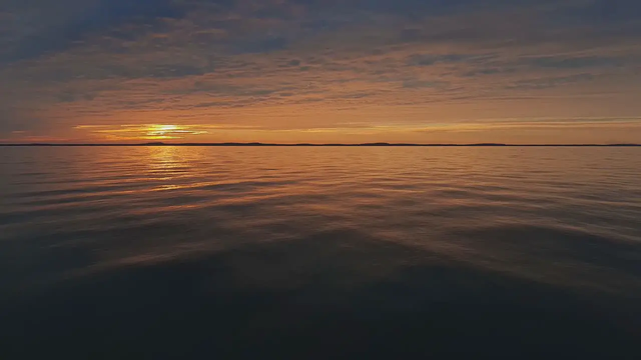 Curonian Spit And Lagoon at Sunset