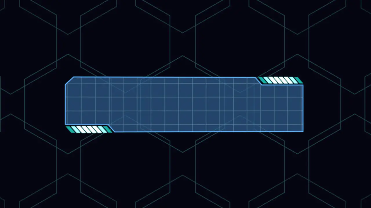 Dynamic monochrome grid with futuristic blue line design