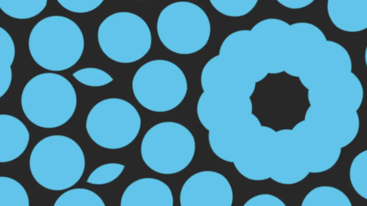 Blue circle with black dots versatile design element for patterns