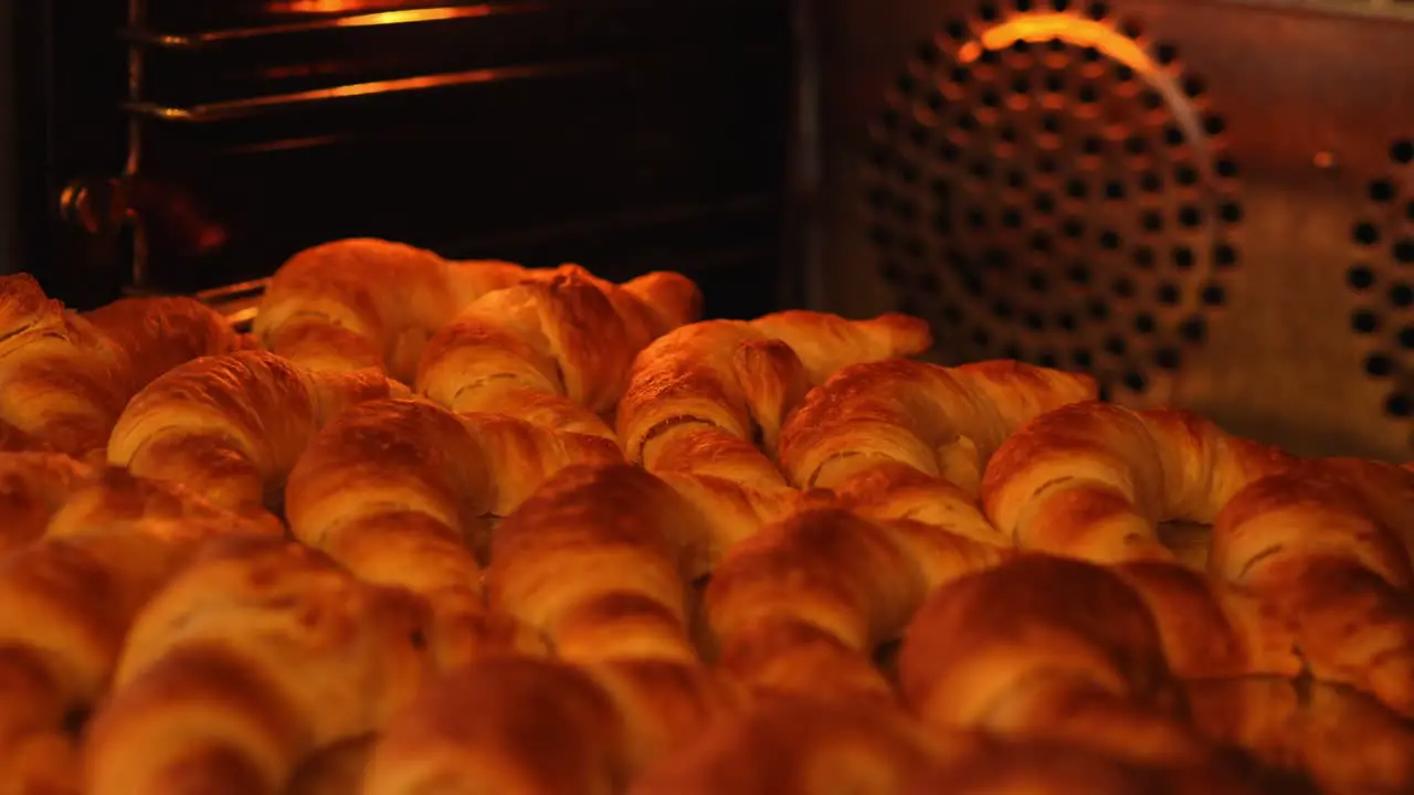 tray full of croissants ready to be baked in a hot oven