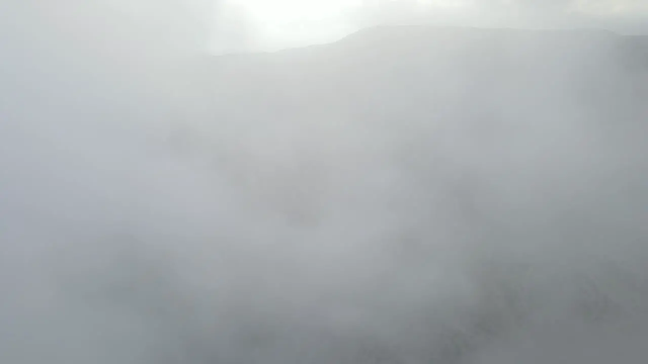 Foggy Sky Drone View