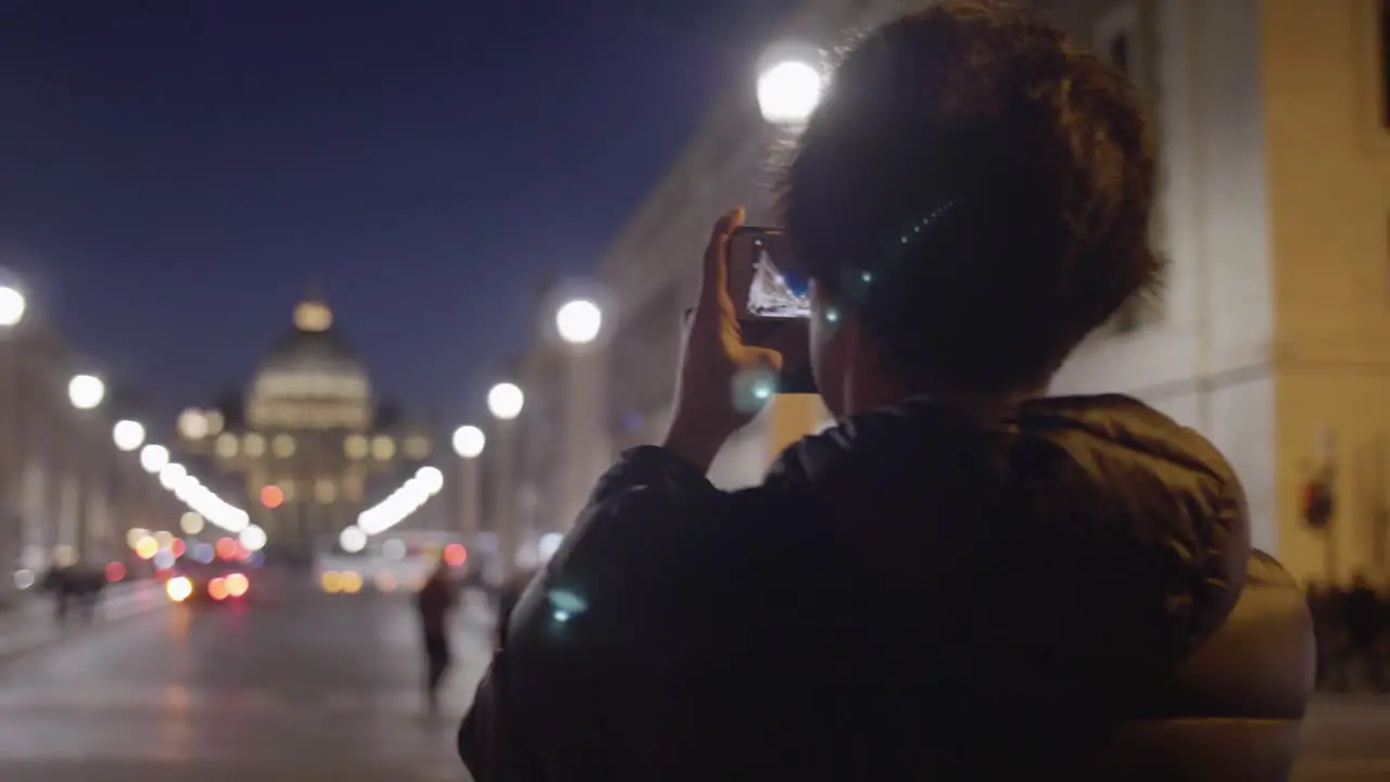 Close Up Of Person Taking Photo