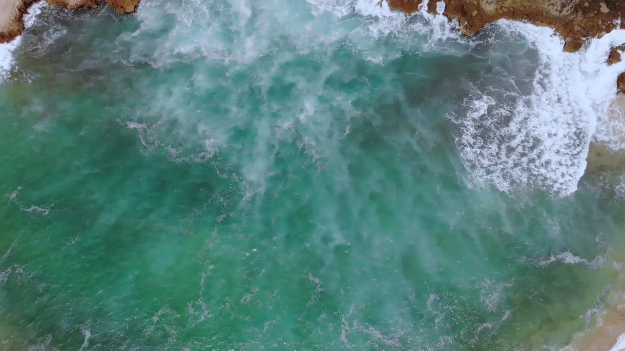 Mar Chiquita Beach starting low and going high in a drone in 4K